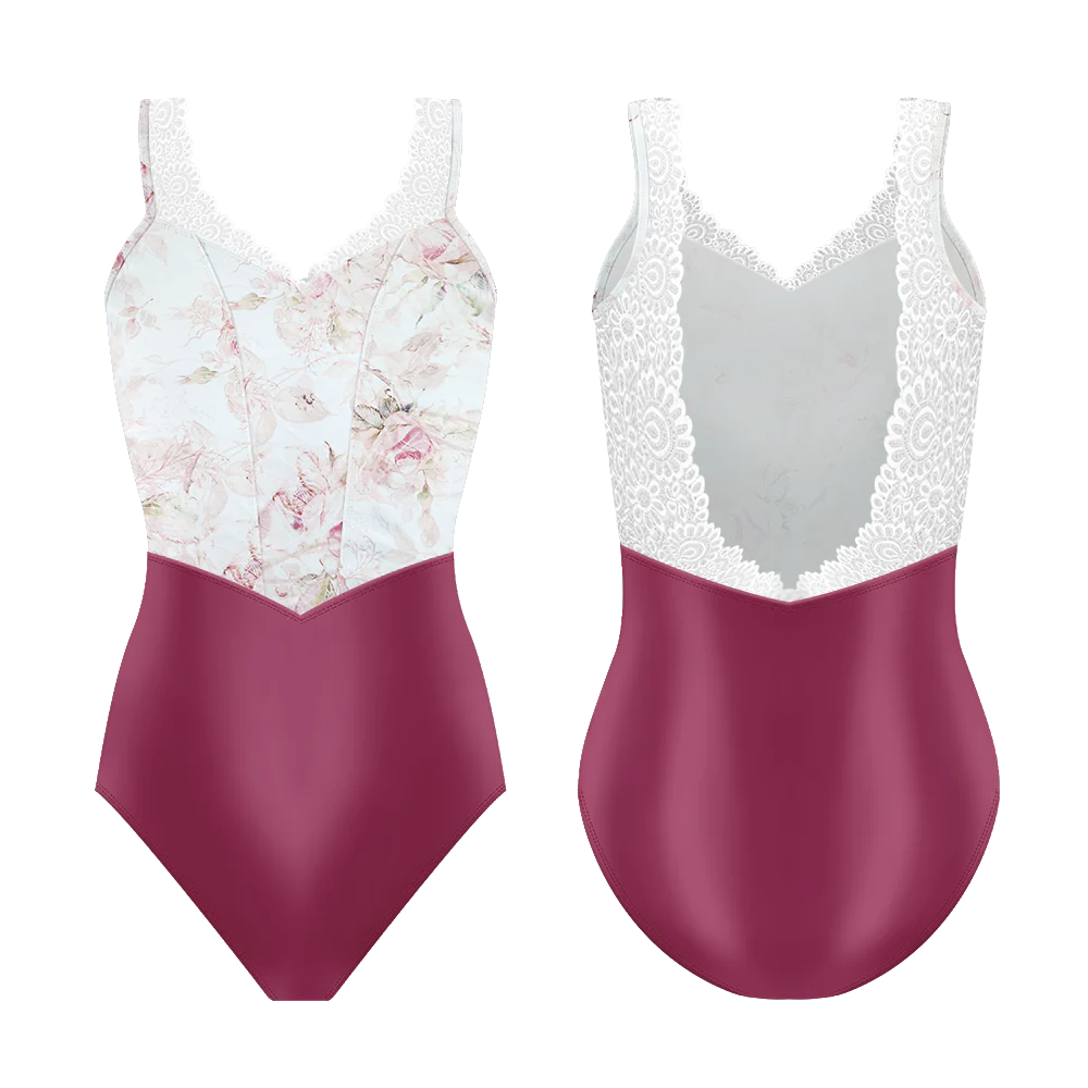 Ladies Demi Moulin Blush Rose Leotard