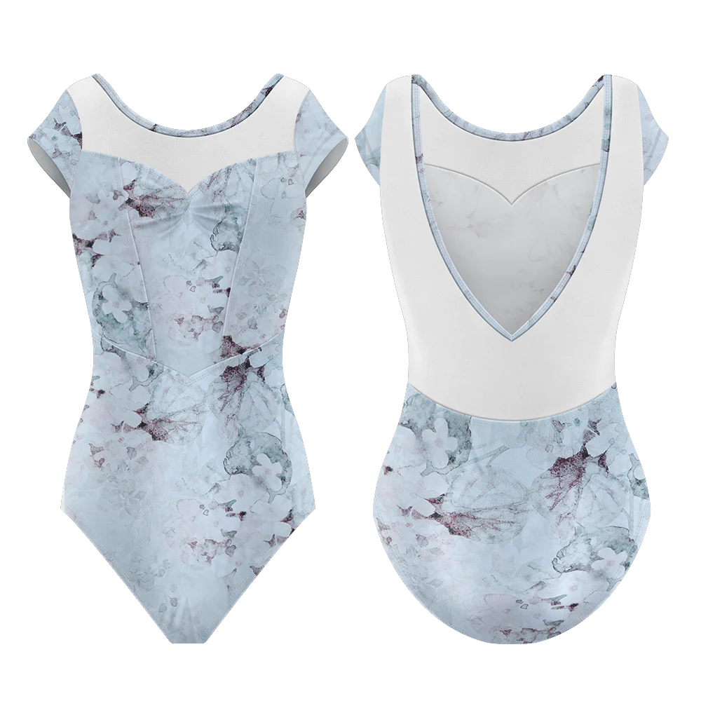 Ladies Delphine Olive Leotard