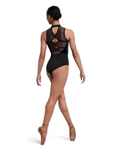 Load image into Gallery viewer, Ladies Eloise Zip Front Black Leotard
