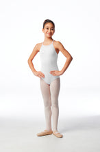 Load image into Gallery viewer, Girls Summer White Low Back Camisole leotard
