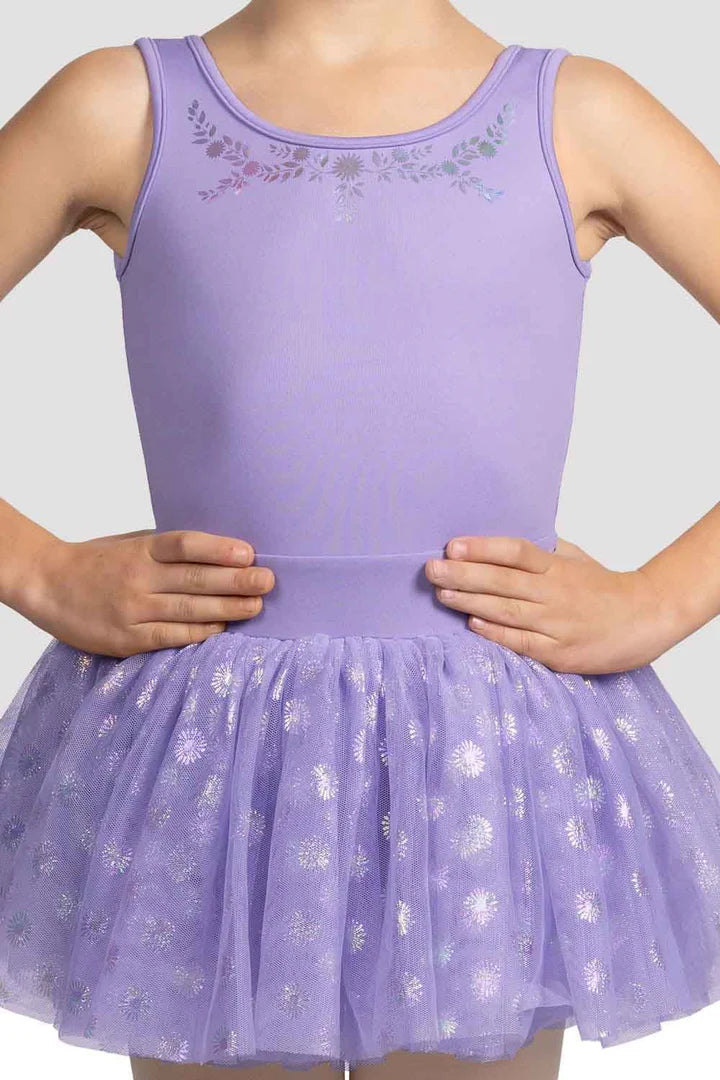 Girls Mirella Lilac Glow Girl Tank Tutu Dress