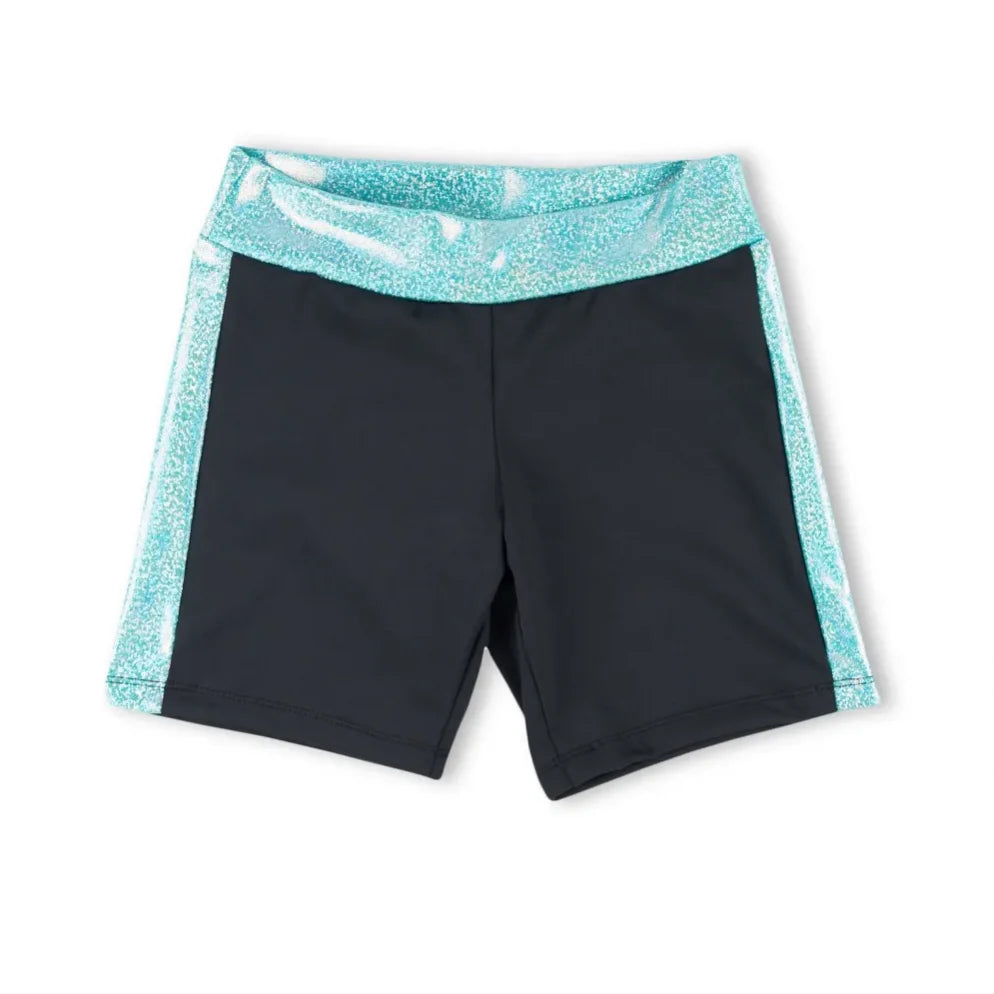 Sparkly Marine Foil Bikeshort