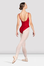 Load image into Gallery viewer, Ladies Ella Camisole Leotard- Red
