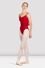 Load image into Gallery viewer, Ladies Ella Camisole Leotard- Red
