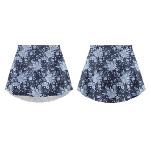 Adult Patterned Skirt Midnight Blanc