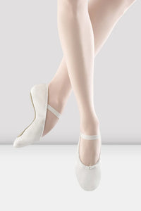 Child Dansoft Leather Ballet Shoes- White*