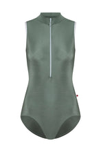 Load image into Gallery viewer, Adult Charlotte Leotard N-Sage/ CV-Silver
