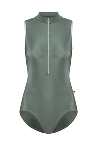 Adult Charlotte Leotard N-Sage/ CV-Silver