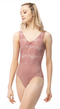 Load image into Gallery viewer, Adult Emma Pinch Front Tank Mauve Leotard
