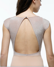 Load image into Gallery viewer, Adult Anniversary Pinch Front Cap Sleeve Leotard
