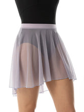 Load image into Gallery viewer, Adult Stormy Lavender Midi Length High Low Skirt
