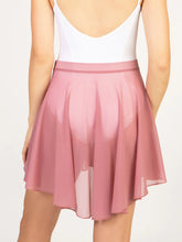 Load image into Gallery viewer, Adult Pink Balletcore Midi Length High Low Skirt
