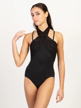 Load image into Gallery viewer, Adult Daisy Chain Wrap Front Halter Leotard
