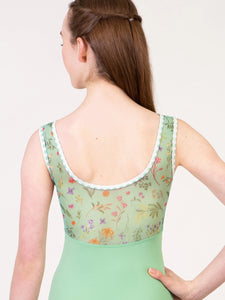 Adult Kiwi Garden V Front Tank Leotard