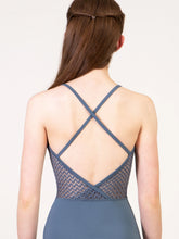 Load image into Gallery viewer, Adult Woodstock Slate V Front Camisole Leotard
