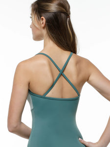 Adult Aspen Green V Front Camisole Leotard
