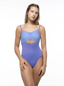 Adult Aspen Peri Pinch Front Camisole Leotard
