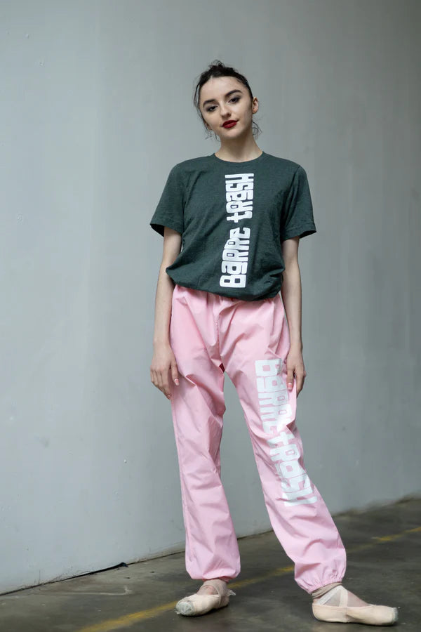 Adult Trash Bag Pants - Pink