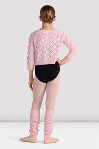 Girls Della Knit Candy Pink Leg Warmers One Size