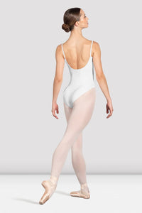 Ladies Ella Camisole Leotard- White