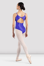 Load image into Gallery viewer, Ladies Mirella Glow Azure Camisole Leotard
