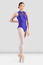 Load image into Gallery viewer, Ladies Mirella Azure Glow Open Back Leotard
