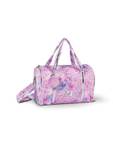 Load image into Gallery viewer, Psychedelic Swirl Print Duffle Bag
