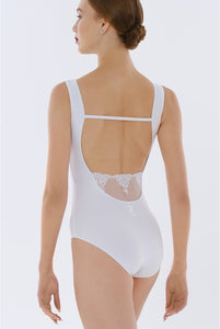 Ladies Belle White Leotard