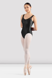 Ladies Mirella Black Glow Tank Leotard