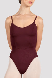 Ladies Ruby Scoop Back Leotard - Burgundy