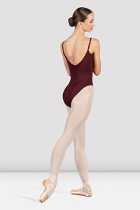 Ladies Ruby Scoop Back Leotard - Burgundy