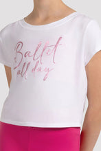 Load image into Gallery viewer, Girls Mirella Ballet Print Top (Variety of Color)
