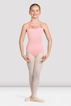Load image into Gallery viewer, Girls Lila Floral Camisole Leotard Candy Pink
