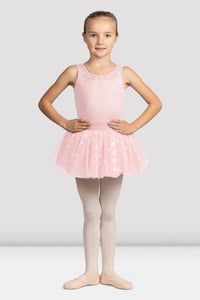 Girls Mirella Pink Glow Girl Tank Tutu Dress