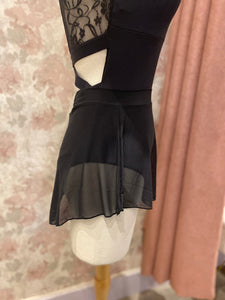 Ladies Black Mesh Skirt