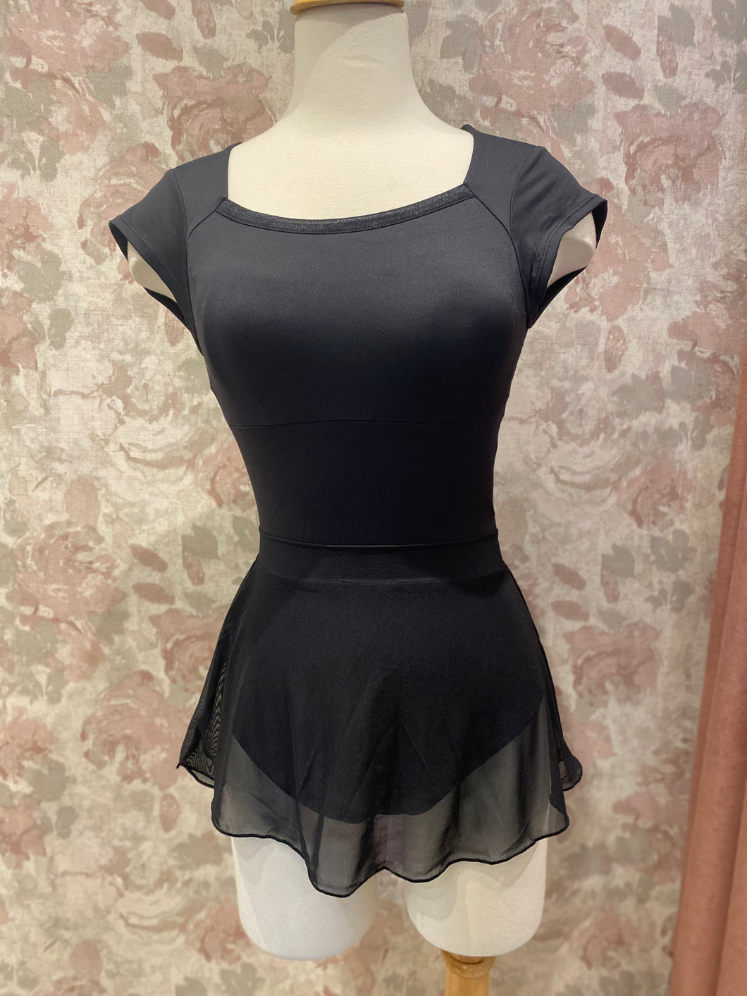 Ladies Black Mesh Skirt