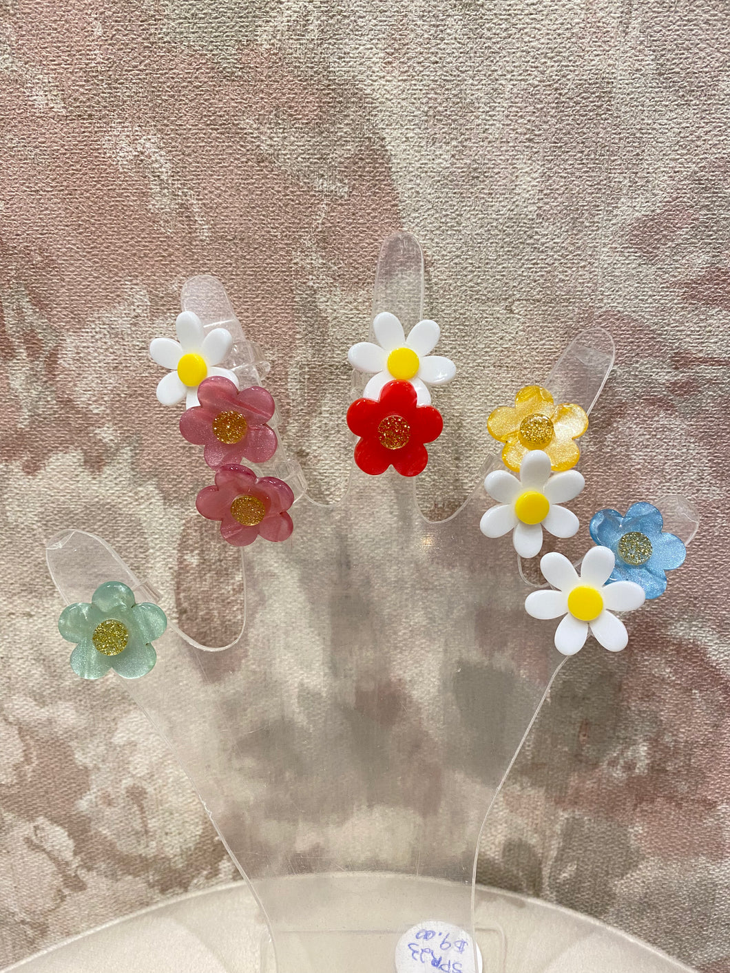 Flower Rings ( Variety of Colors)
