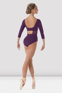 Ladies Zoey Elegance 3/4 Sleeve Leotard