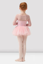 Load image into Gallery viewer, Mirella Girls Pink Paisley Scoop Neck 3/4 Sleeve Tutu Dress
