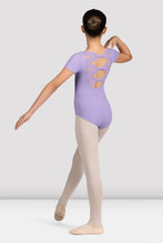 Load image into Gallery viewer, Girls Mirella Lilac Glow Girl Cap Sleeve Leotard
