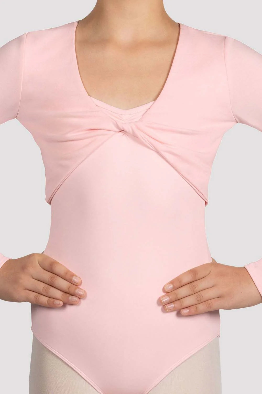 Girls Mirella Pink Glow Girl Twist Front Top