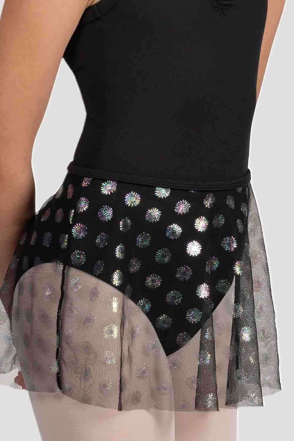 Girls Mirella Black Glow Girl Iridescent Skirt