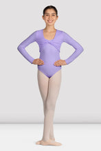 Load image into Gallery viewer, Girls Mirella Lilac Glow Girl Twist Front Top
