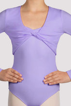 Load image into Gallery viewer, Girls Mirella Lilac Glow Girl Twist Front Top
