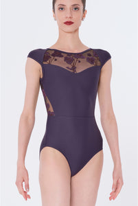 Ladies Muscari Prune Leotard