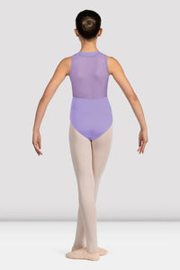 Girls Lilac Glow Girl Zip Front Leotard