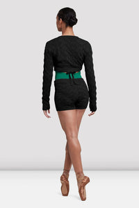 Ladies Lily Knit Black Shorts