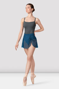 Ladies Nicky Mesh Skirt- Peacock