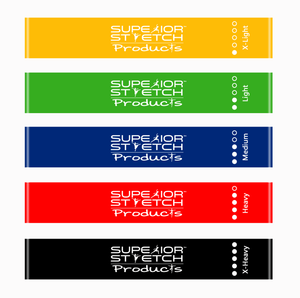 Leg Bands – Set of 5 Short Resistance Loop Bands