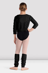 Girls Soraya 3/4 Black Knit Sweater